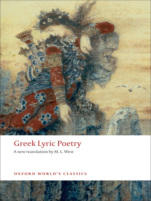 Title details for Greek Lyric Poetry by M. L. West - Available